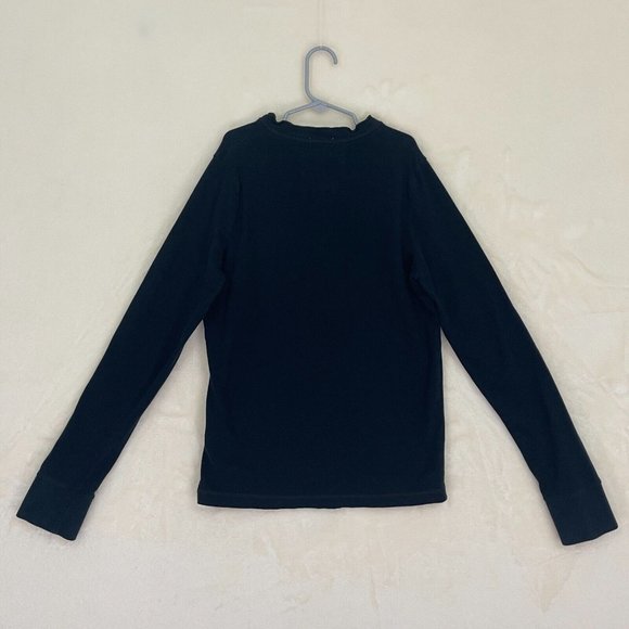 Abercrombie & Fitch Kids Boys Muscle Shirt Size Large Red Navy Long Sleeve Tee - Picture 2 of 8